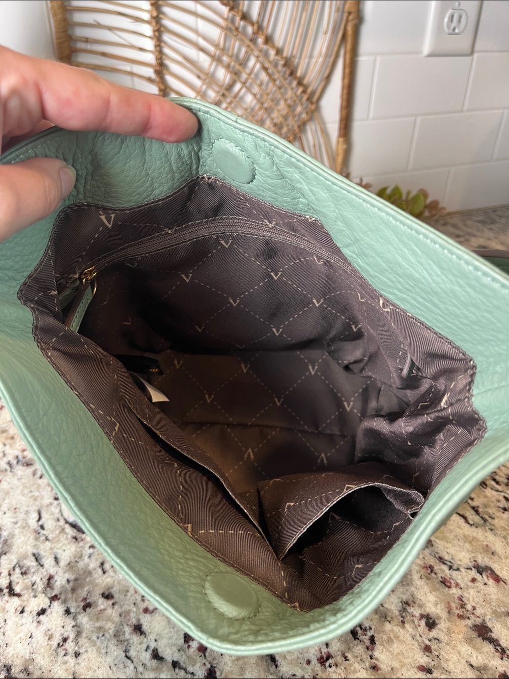 Vince Camuto Slouchy Leather Bucket Bag - Picture 10 of 12